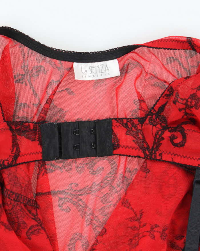 Vintage Y2k 00s La Senza Mesh Long Cami - S