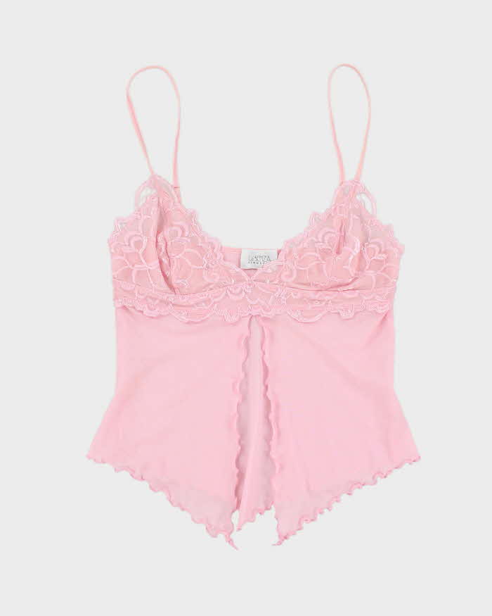 Vintage Y2k 00s La Senza Mesh Cami - XS