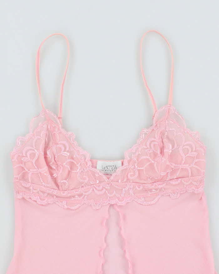 Vintage Y2k 00s La Senza Mesh Cami - XS