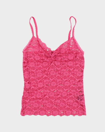 Vintage Y2k 00s Seduction Lace Cami - S