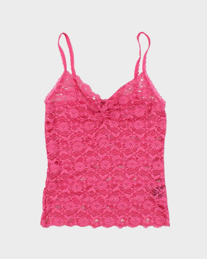 Vintage Y2k 00s Seduction Lace Cami - S