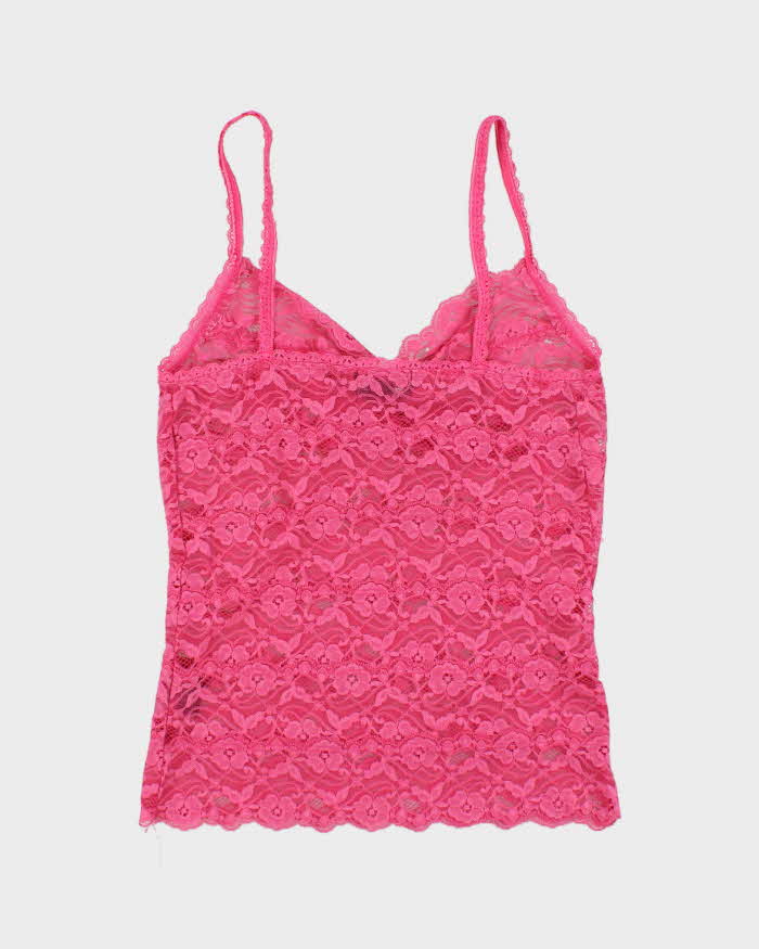 Vintage Y2k 00s Seduction Lace Cami - S