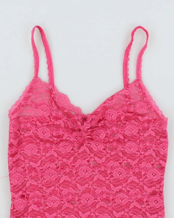 Vintage Y2k 00s Seduction Lace Cami - S