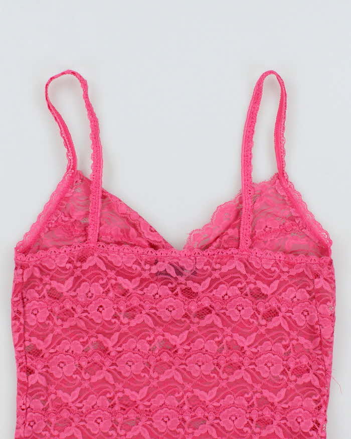 Vintage Y2k 00s Seduction Lace Cami - S