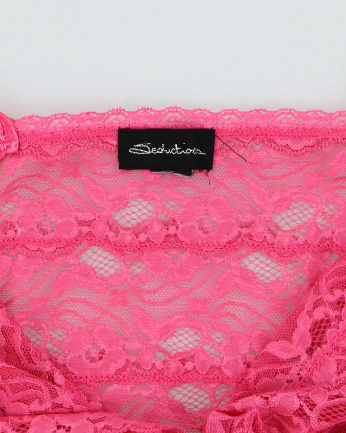 Vintage Y2k 00s Seduction Lace Cami - S
