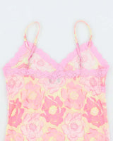 Vintage Y2k 00s La Senza Floral Mesh Cami - S