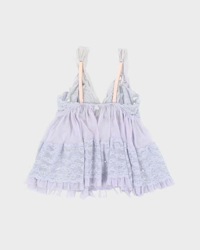 Vintage Y2k 00s Jacob Lace Tiered Cami - S