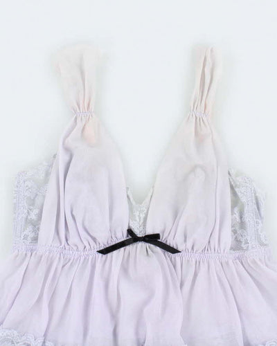 Vintage Y2k 00s Jacob Lace Tiered Cami - S