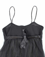 Vintage 90s 00s Seduction Beaded Mesh Cami - S
