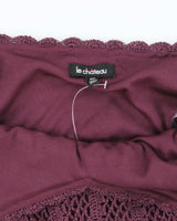 Vintage Y2k 00s Le Chateau Crochet Sparkly Cami - S