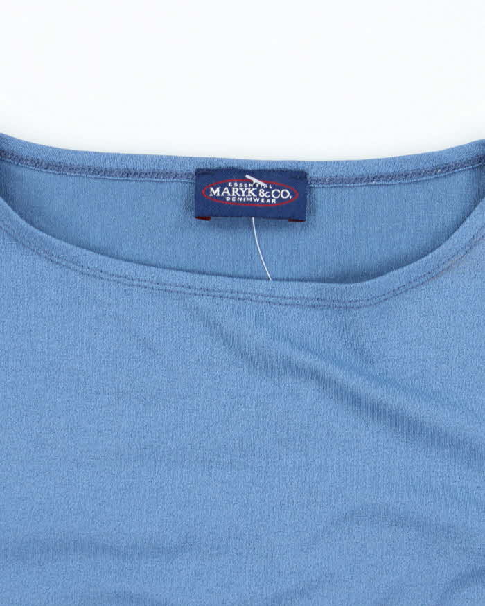 Vintage 90s Maryk &amp; Co Cut-Out Sleeve Top - S