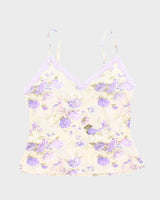 Vintage Y2k 00s Hanna Floral Mesh Cami - S