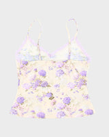 Vintage Y2k 00s Hanna Floral Mesh Cami - S
