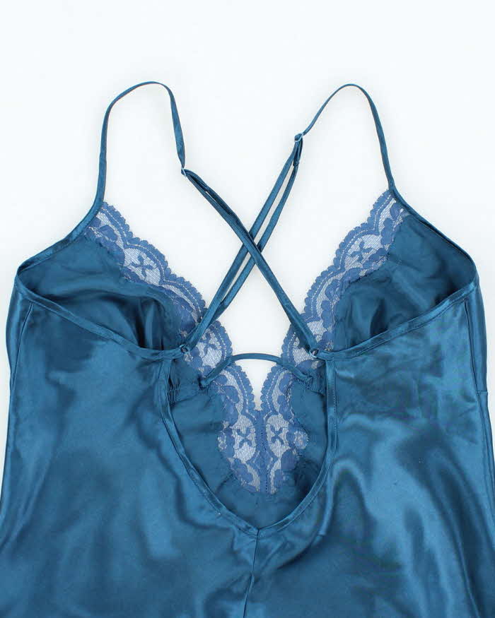 Vintage Y2k 00s La Vie En Rose Satin Cami - S