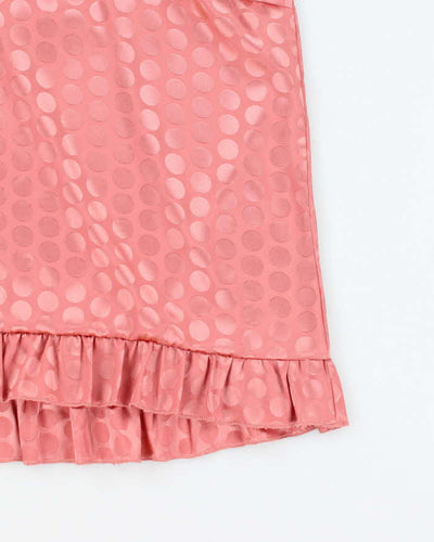 Vintage Y2k 00s Marilyn Monroe Polka Dot Satin Cami - XL