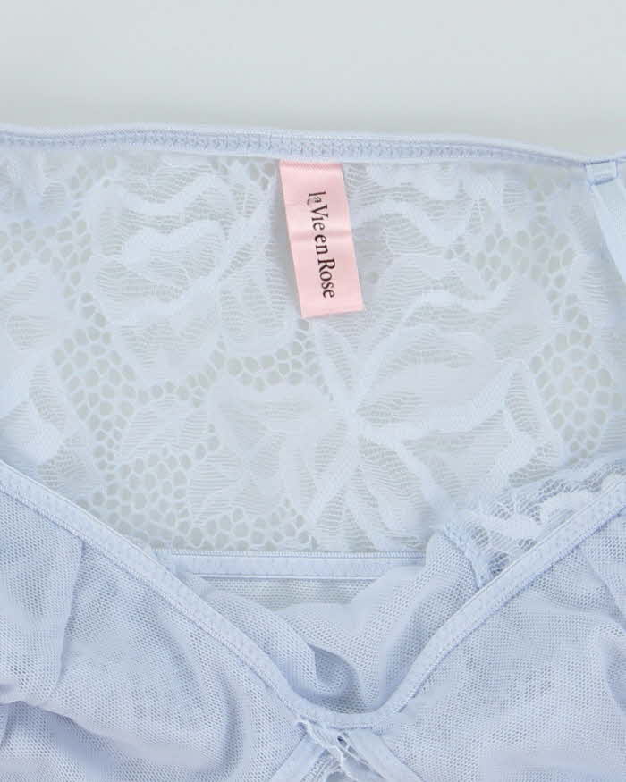 Vintage Y2k 00s La Vie En Rose Mesh Cami - XS