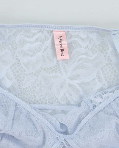 Vintage Y2k 00s La Vie En Rose Mesh Cami - XS