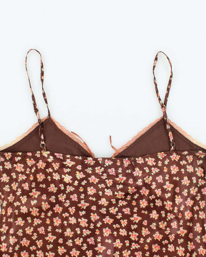 Vintage Y2k 00s Luigi Bertolli Satin Cami - M