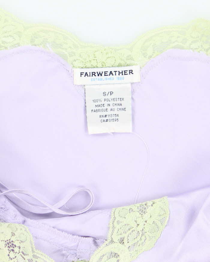 Vintage 90s Fairweather Satin Cami - S