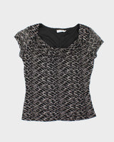 Vintage Y2k 00s Ricki's Cowl Neck Blouse - M