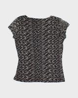 Vintage Y2k 00s Ricki's Cowl Neck Blouse - M