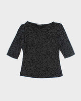 Vintage 90s Holt Renfrew Floral Top - S