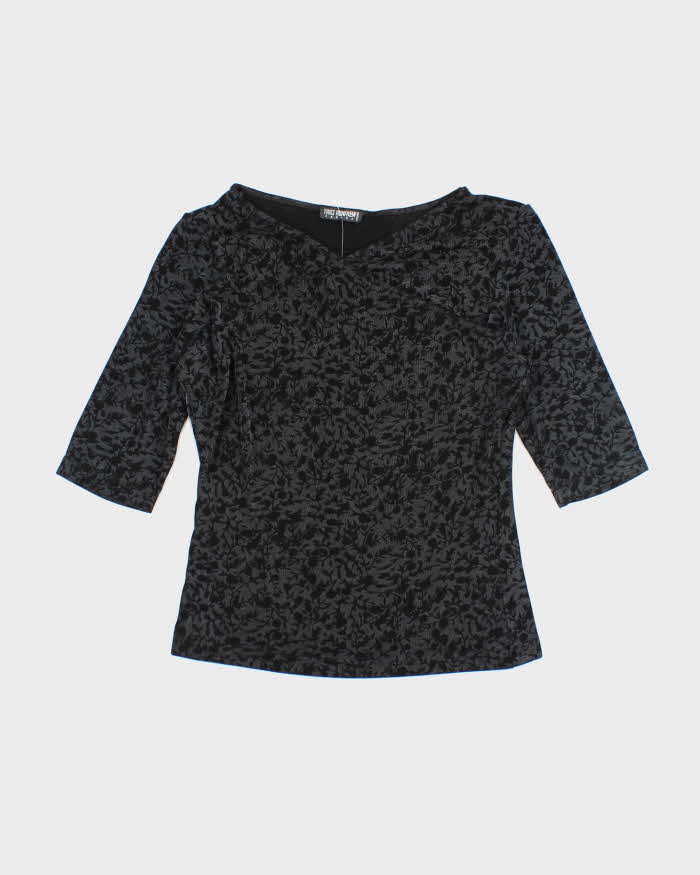 Vintage 90s Holt Renfrew Floral Top - S