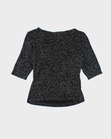 Vintage 90s Holt Renfrew Floral Top - S