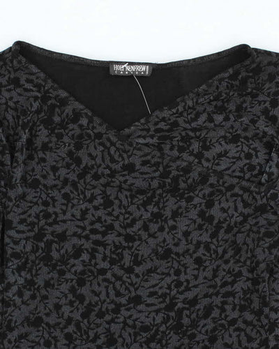Vintage 90s Holt Renfrew Floral Top - S