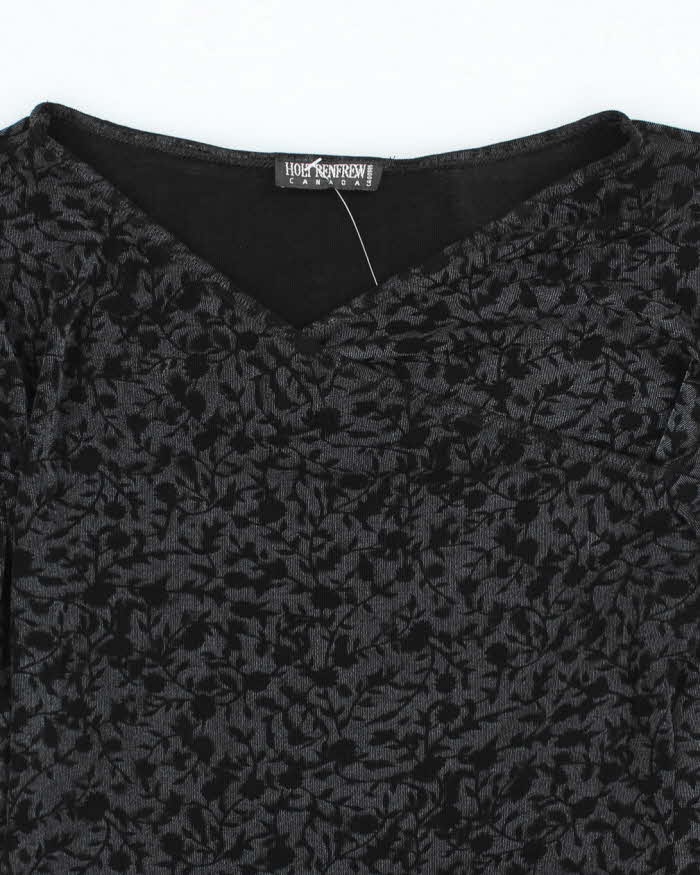 Vintage 90s Holt Renfrew Floral Top - S