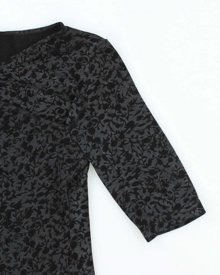 Vintage 90s Holt Renfrew Floral Top - S