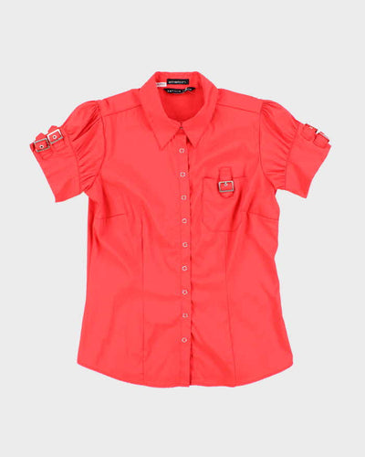 Vintage Y2k 00s Antilia Femme Buckle Blouse - M