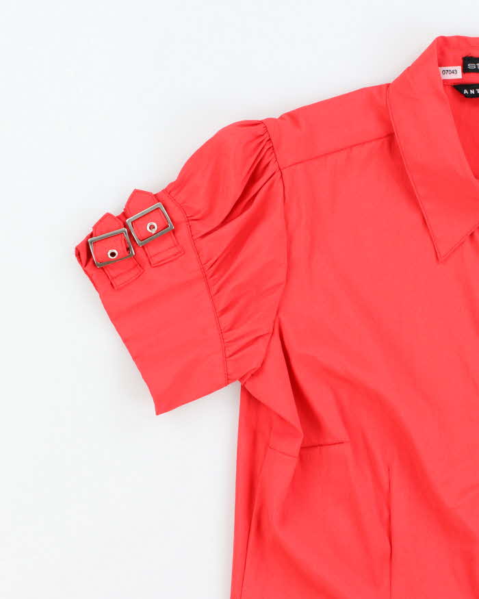 Vintage Y2k 00s Antilia Femme Buckle Blouse - M