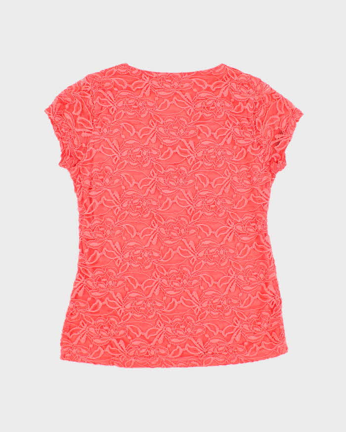 Vintage Y2k 00s Guess Lace Blouse - L