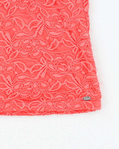 Vintage Y2k 00s Guess Lace Blouse - L