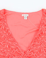 Vintage Y2k 00s Guess Lace Blouse - L