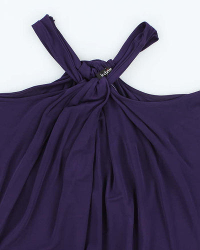 Vintage Y2k 00s Le Chateau Cut-out Shoulder Blouse - S