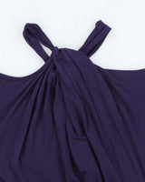 Vintage Y2k 00s Le Chateau Cut-out Shoulder Blouse - S