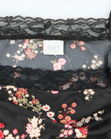 Vintage Y2k 00s Suzy Satin Floral Cami - S