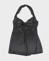 Vintage Y2k 00s 725 Originals Satin Halter Neck Top - S