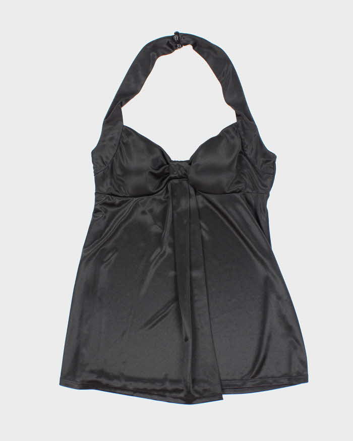 Vintage Y2k 00s 725 Originals Satin Halter Neck Top - S