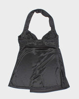Vintage Y2k 00s 725 Originals Satin Halter Neck Top - S
