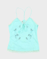 Vintage Y2k 00s Parasuco Embroidered Cami - S