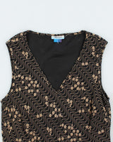 Vintage Y2k 00s Monsoon Silk Top - S