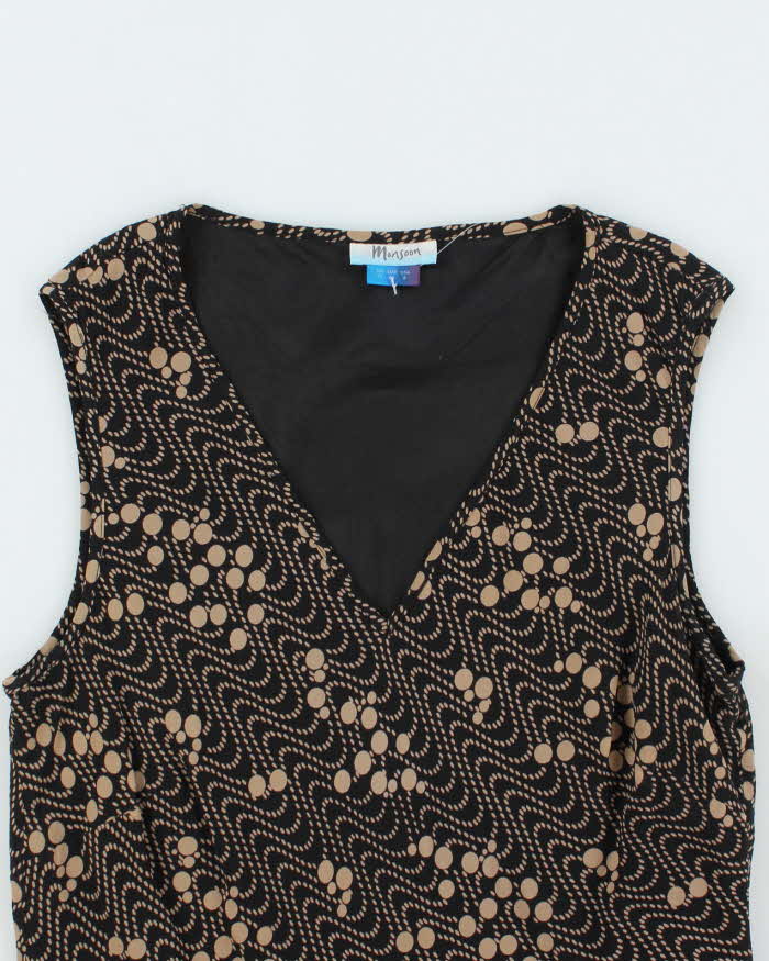 Vintage Y2k 00s Monsoon Silk Top - S