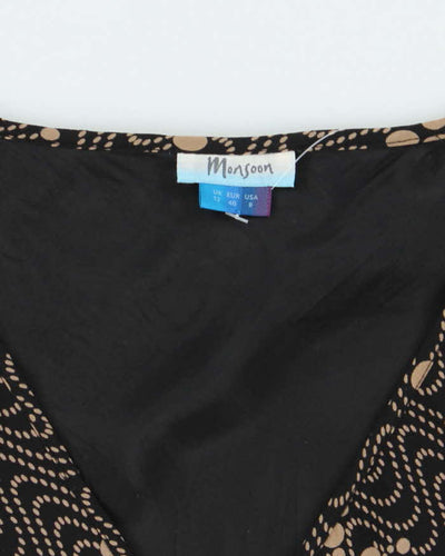 Vintage Y2k 00s Monsoon Silk Top - S