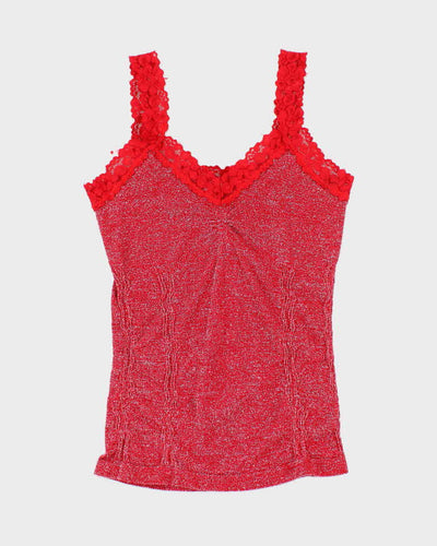 Vintage Y2k 00s Runners Glitter Cami - S