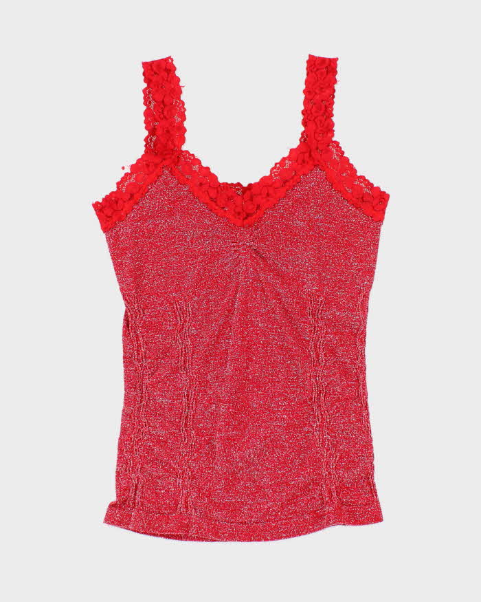 Vintage Y2k 00s Runners Glitter Cami - S