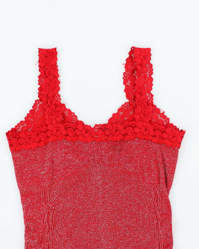 Vintage Y2k 00s Runners Glitter Cami - S
