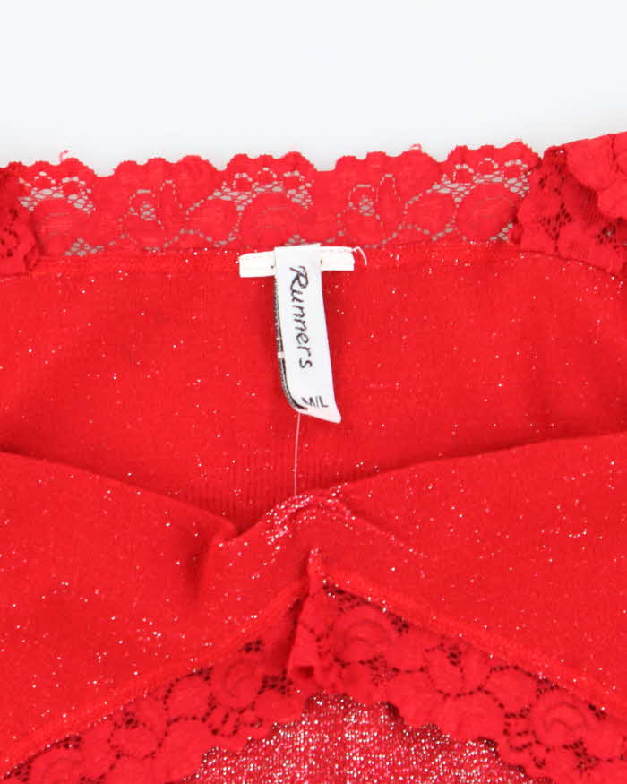 Vintage Y2k 00s Runners Glitter Cami - S